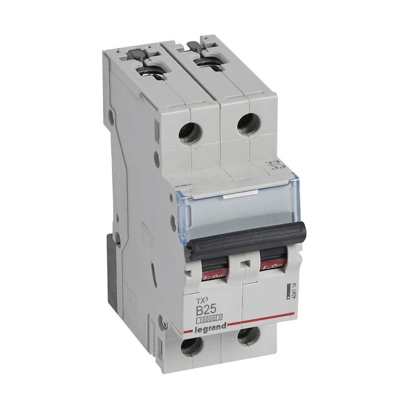 Legrand Leitungsschutzschalter, Automat 404114 TX3 B25A 2P 10KA 2M