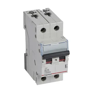 Legrand Leitungsschutzschalter, Automat 404114 TX3 B25A 2P 10KA 2M