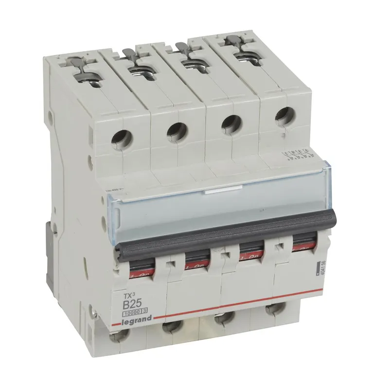 Legrand Leitungsschutzschalter, Automat 404156 TX3 B25A 4P 10KA 4M