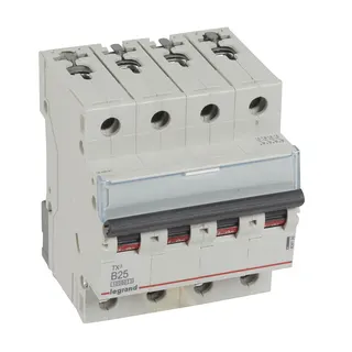 Legrand Leitungsschutzschalter, Automat 404156 TX3 B25A 4P 10KA 4M