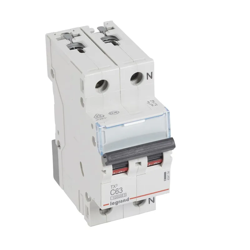 Legrand Leitungsschutzschalter, Automat 404194 TX3 C63A 1P+N 10KA 2M