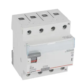 Legrand FI-Schutzschalter, FI 411797 TX3 80A 4P 500MA A