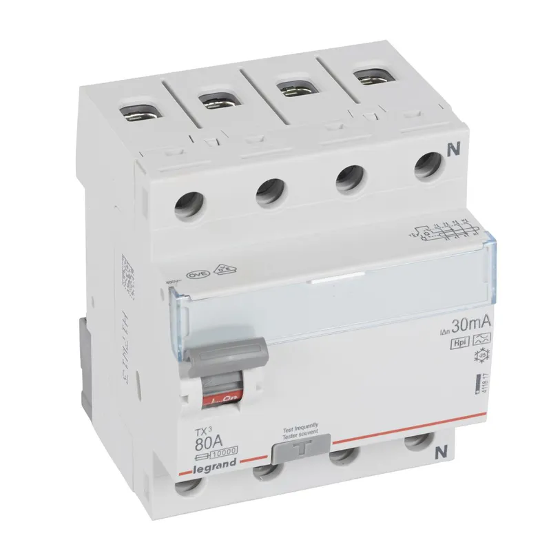Legrand FI-Schutzschalter, FI 411817 TX3 80A 4P 30MA A-G