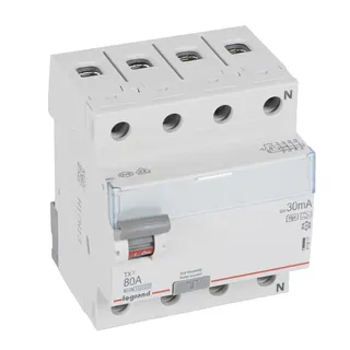 Legrand FI-Schutzschalter, FI 411817 TX3 80A 4P 30MA A-G