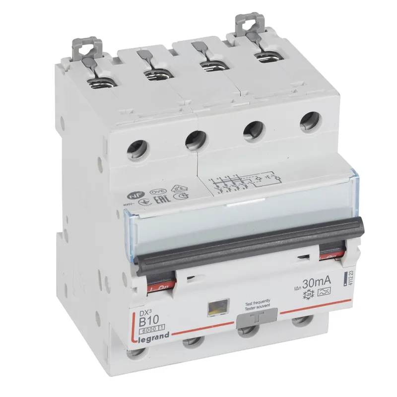 Legrand FI / LS-Kombination 411223 DX3 B10A 4P 6KA 30MA A