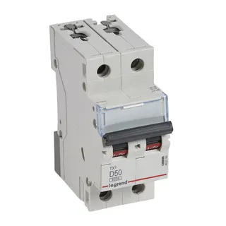 Legrand Leitungsschutzschalter, Automat 403743 TX3 D50A 2P 6KA 2M