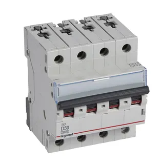 Legrand Leitungsschutzschalter, Automat 403777 TX3 D50A 4P 6KA 4M