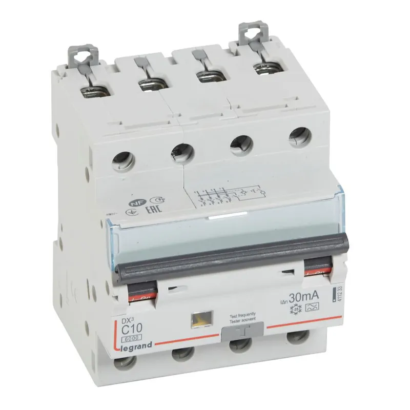 Legrand FI / LS-Kombination 411233 DX3 C10A 4P 6KA 30MA A