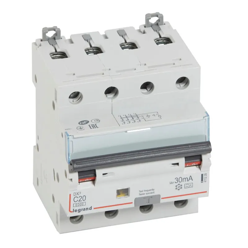 Legrand FI / LS-Kombination 411235 DX3 C20A 4P 6KA 30MA A