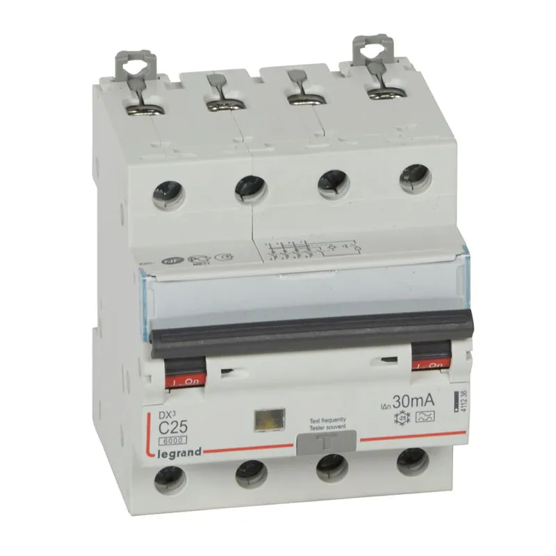 Legrand FI / LS-Kombination 411236 DX3 C25A 4P 6KA 30MA A