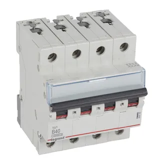 Legrand Leitungsschutzschalter, Automat 404158 TX3 B40A 4P 10KA 4M