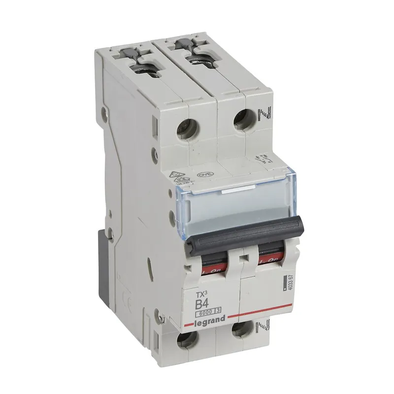 Legrand Leitungsschutzschalter, Automat 403367 TX3 B4A 1P+N 6KA 2M