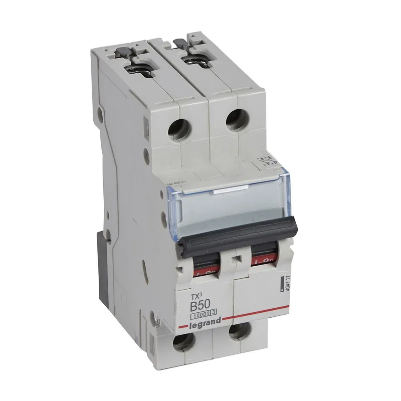 Legrand Leitungsschutzschalter, Automat 404117 TX3 B50A 2P 10KA 2M