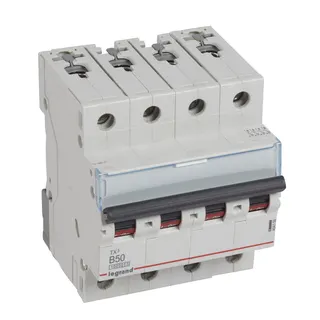 Legrand Leitungsschutzschalter, Automat 404159 TX3 B50A 4P 10KA 4M