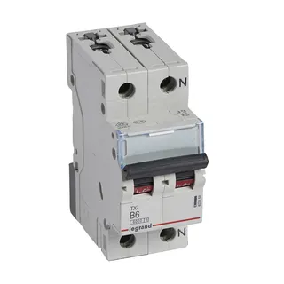 Legrand Leitungsschutzschalter, Automat 403368 TX3 B6A 1P+N 6KA 2M
