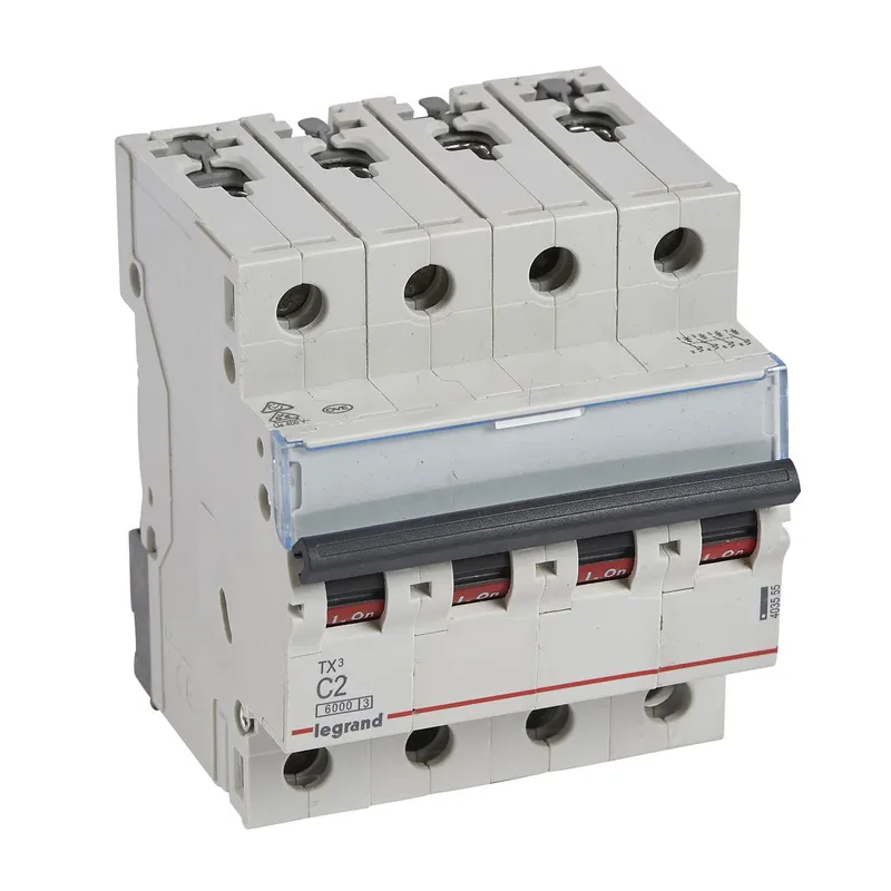 Legrand Leitungsschutzschalter, Automat 403555 TX3 C2A 4P 6KA 4M