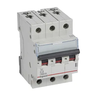 Legrand Leitungsschutzschalter, Automat 403539 TX3 C3A 3P 6KA 3M