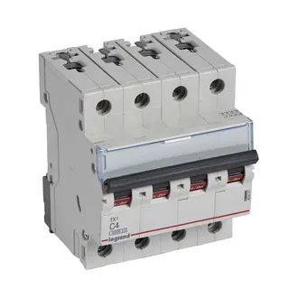 Legrand Leitungsschutzschalter, Automat 403557 TX3 C4A 4P 6KA 4M