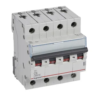 Legrand Leitungsschutzschalter, Automat 403558 TX3 C6A 4P 6KA 4M