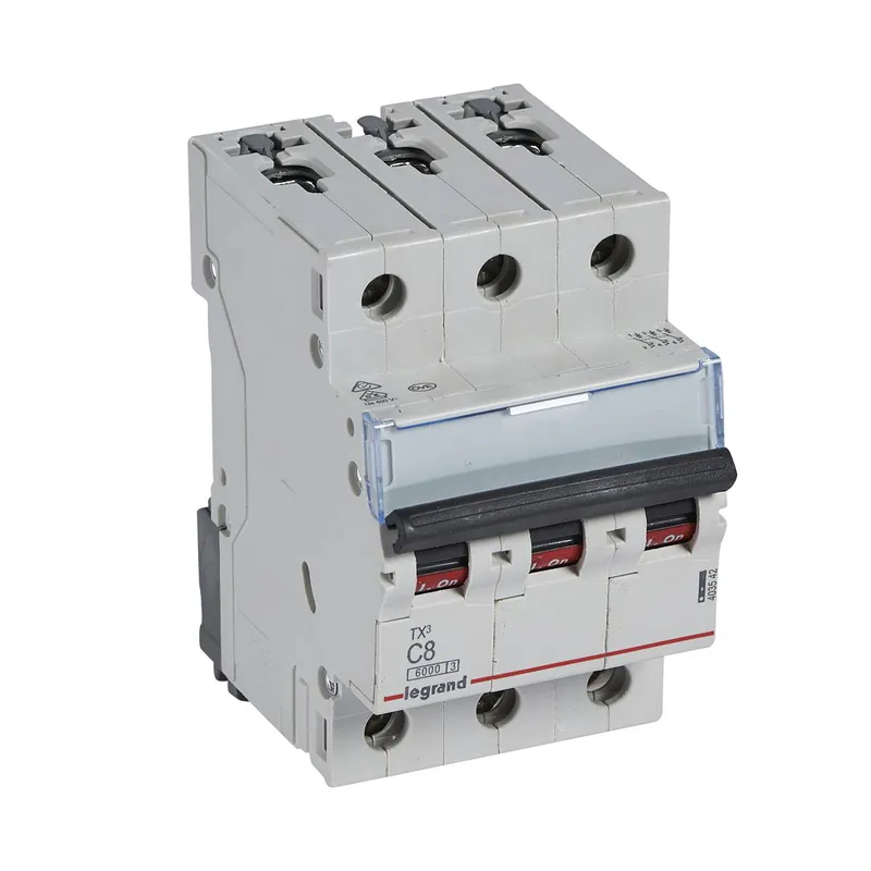Legrand Leitungsschutzschalter, Automat 403542 TX3 C8A 3P 6KA 3M