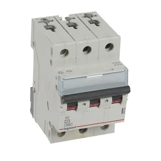 Legrand Leitungsschutzschalter, Automat 403749 TX3 D3A 3P 6KA 3M