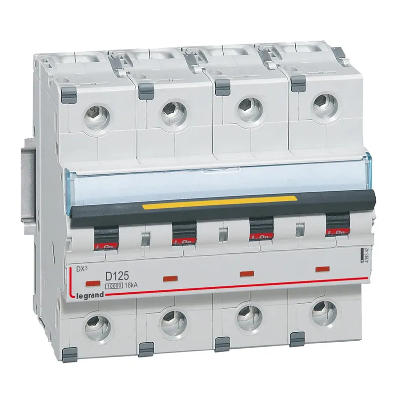 Legrand Leitungsschutzschalter, Automat 409542 DX3 D125A 4P 10KA 6M
