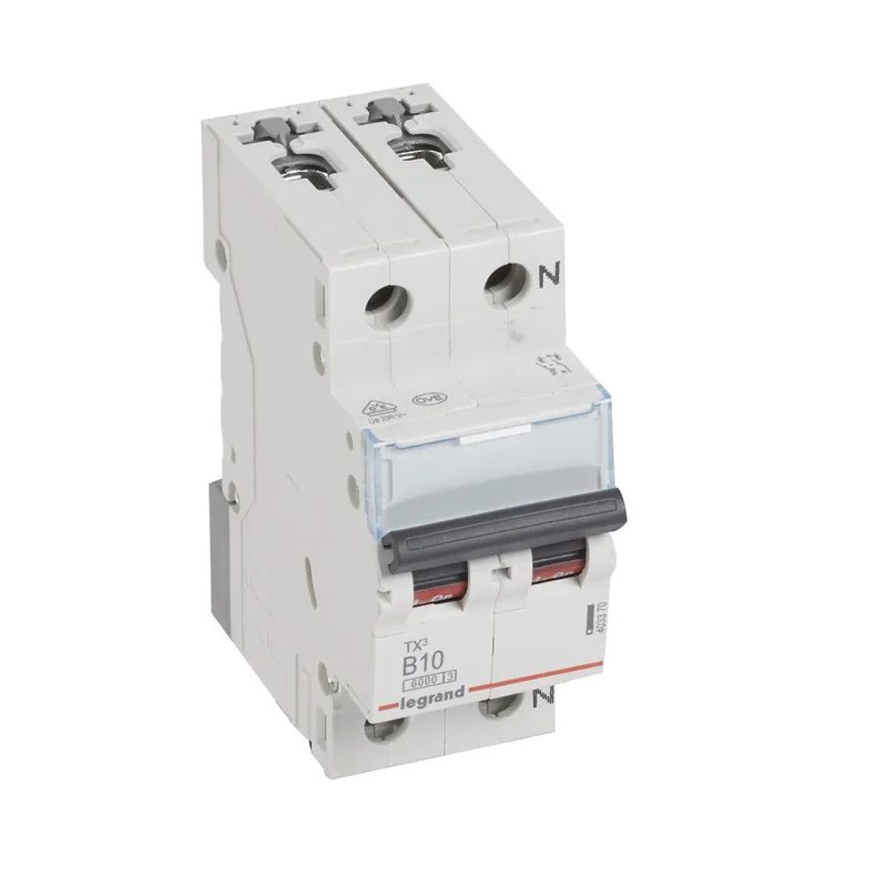 Legrand Leitungsschutzschalter, Automat 403370 TX3 B10A 1P+N 6KA 2M
