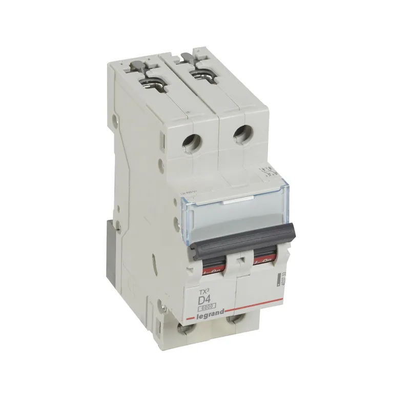Legrand Leitungsschutzschalter, Automat 403733 TX3 D4A 2P 6KA 2M