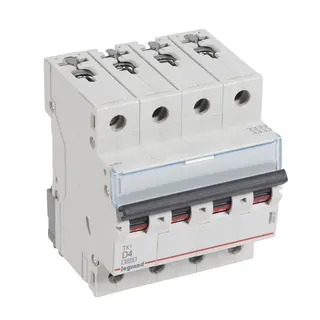 Legrand Leitungsschutzschalter, Automat 403767 TX3 D4A 4P 6KA 4M