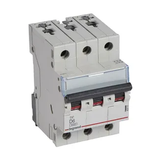 Legrand Leitungsschutzschalter, Automat 403751 TX3 D6A 3P 6KA 3M