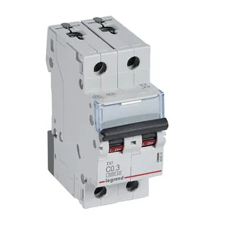 Legrand Leitungsschutzschalter, Automat 403518 TX3 C0,3A 2P 6KA 2M
