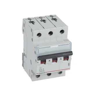 Legrand Leitungsschutzschalter, Automat 403535 TX3 C0,3A 3P 6KA 3M