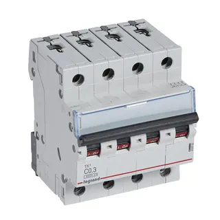 Legrand Leitungsschutzschalter, Automat 403552 TX3 C0,3A 4P 6KA 4M