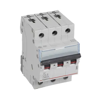 Legrand Leitungsschutzschalter, Automat 403536 TX3 C0,5A 3P 6KA 3M