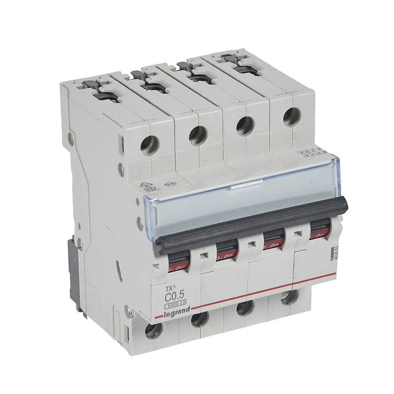 Legrand Leitungsschutzschalter, Automat 403553 TX3 C0,5A 4P 6KA 4M
