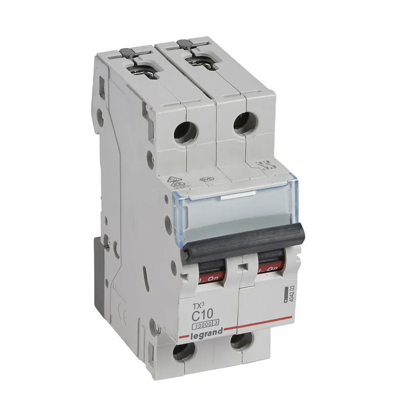 Legrand Leitungsschutzschalter, Automat 404203 TX3 C10A 2P 10KA 2M
