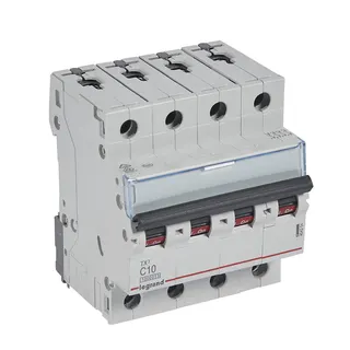 Legrand Leitungsschutzschalter, Automat 404254 TX3 C10A 4P 10KA 4M