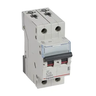 Legrand Leitungsschutzschalter, Automat 404204 TX3 C13A 2P 10KA 2M