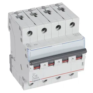 Legrand Leitungsschutzschalter, Automat 404256 TX3 C16A 4P 10KA 4M