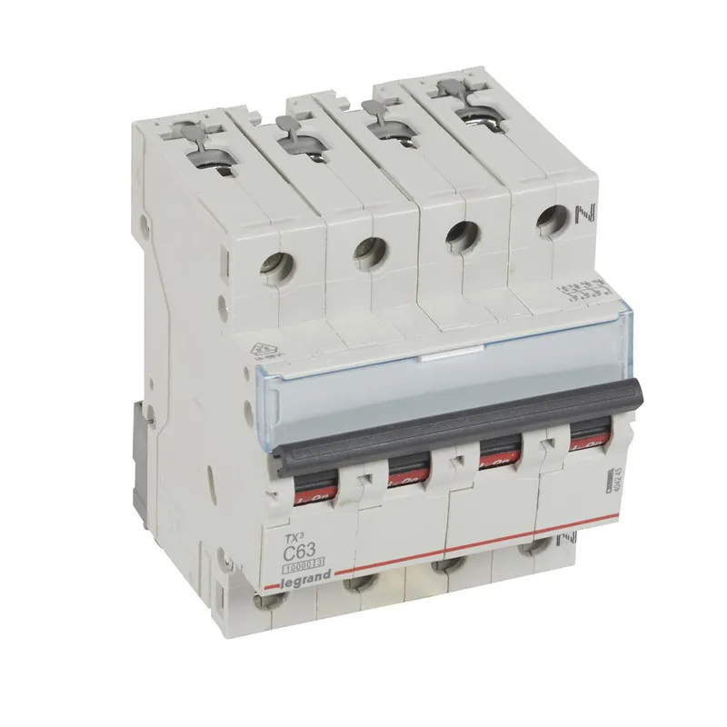 Legrand Leitungsschutzschalter, Automat 404245 TX3 C63A 3P+N 10KA 4M