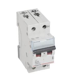Legrand Leitungsschutzschalter, Automat 403373 TX3 B20A 1P+N 6KA 2M
