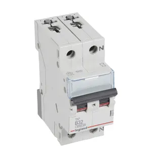 Legrand Leitungsschutzschalter, Automat 403375 TX3 B32A 1P+N 6KA 2M