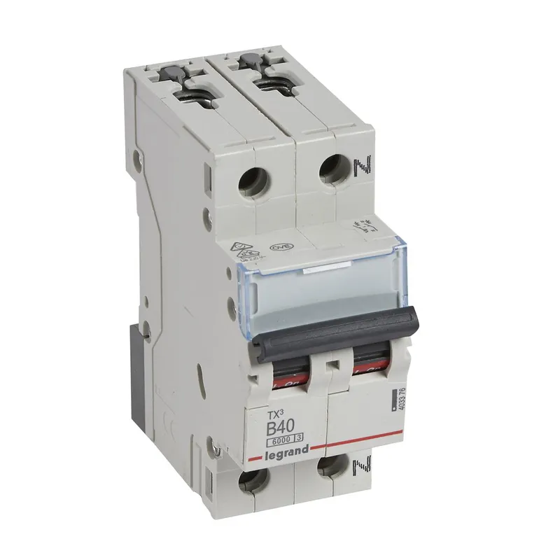 Legrand Leitungsschutzschalter, Automat 403376 TX3 B40A 1P+N 6KA 2M