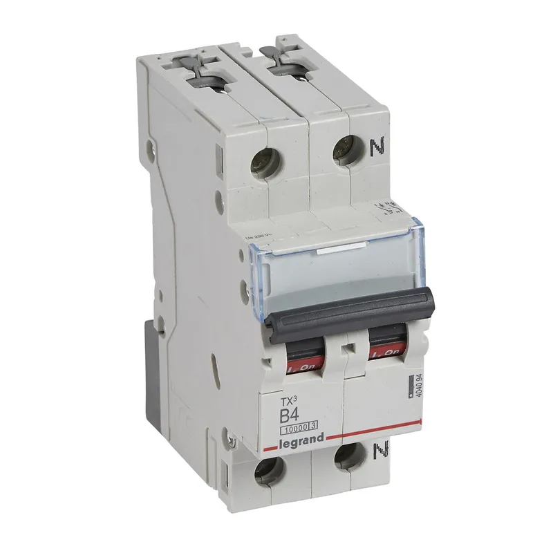Legrand Leitungsschutzschalter, Automat 404094 TX3 B4A 1P+N 10KA 2M