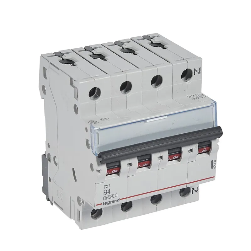 Legrand Leitungsschutzschalter, Automat 404136 TX3 B4A 3P+N 10KA 4M