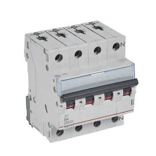 Legrand Leitungsschutzschalter, Automat 404136 TX3 B4A 3P+N 10KA 4M