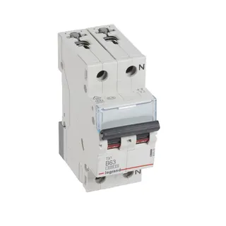Legrand Leitungsschutzschalter, Automat 403378 TX3 B63A 1P+N 6KA 2M