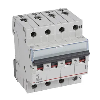 Legrand Leitungsschutzschalter, Automat 404232 TX3 C2A 3P+N 10KA 4M
