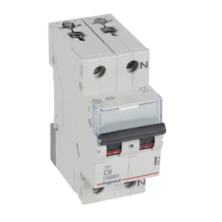 Legrand Leitungsschutzschalter, Automat 404184 TX3 C6A 1P+N 10KA 2M