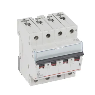 Legrand Leitungsschutzschalter, Automat 404235 TX3 C6A 3P+N 10KA 4M